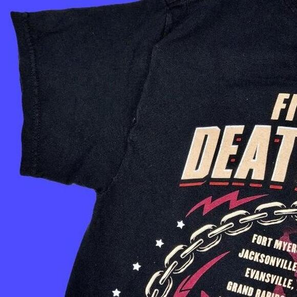 2016 FIVE FINGER DEATH PUNCH TOUR BAND TSHIRT METAL ROCK - Picture 4 of 4